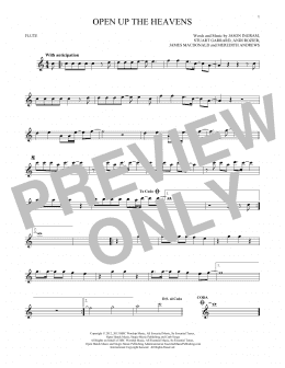 page one of Open Up The Heavens (Flute Solo)