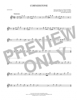 page one of Cornerstone (Alto Sax Solo)