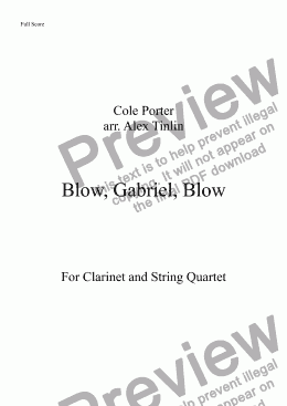 page one of Blow, Gabriel, Blow