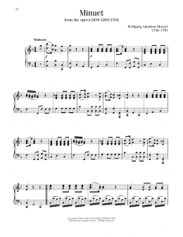 page one of Minuet (Piano Solo)