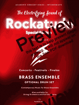 page one of Rockatude (Brass Ensemble)