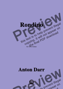 page one of Adam Darr-Rondino,for Guitar