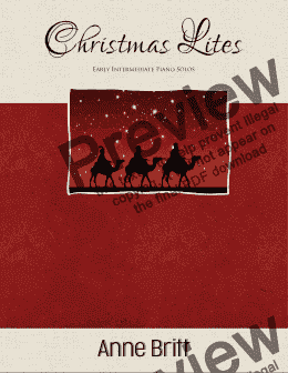 page one of Christmas Lites songbook