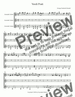 page one of Verdi Prati (Accompaniment)