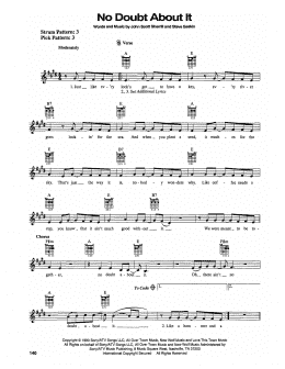 page one of No Doubt About It (Easy Guitar)