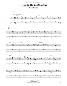 Used To Be A Cha Cha Bass Guitar Tab Print Sheet Music Now