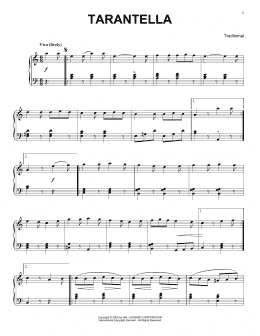 page one of Tarantella (Piano Solo)