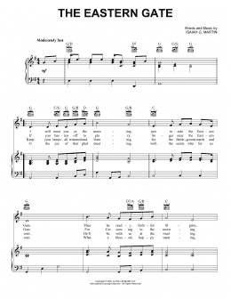 page one of The Eastern Gate (Piano, Vocal & Guitar Chords (Right-Hand Melody))