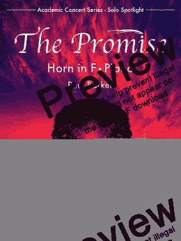 page one of The Promise  (Horn in F and Piano)