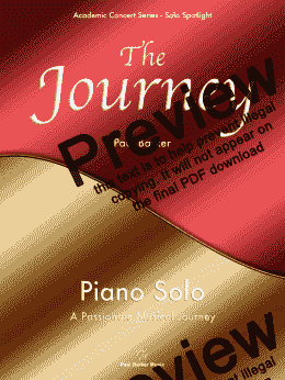 page one of The Journey (Piano Solo)