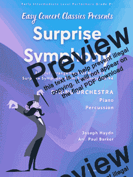 page one of Surprise Symphony (String Orchestra)