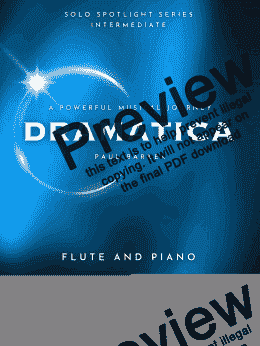 page one of Dramatica (Flute & Piano)