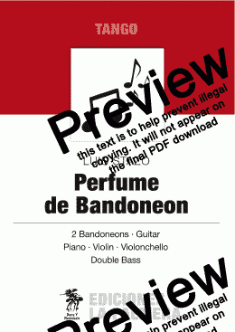 page one of Perfume de Bandoneon