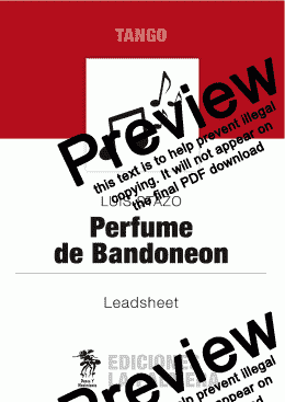 page one of Perfume de Bandoneon