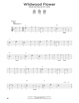 page one of Wildwood Flower (Solo Guitar)