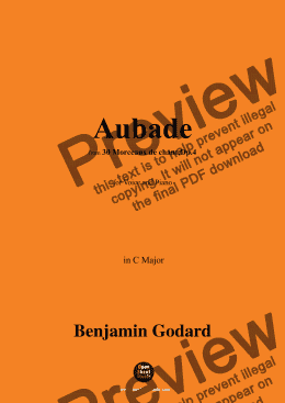 page one of B. Godard-Aubade,Op.4 No.30,in C Major 