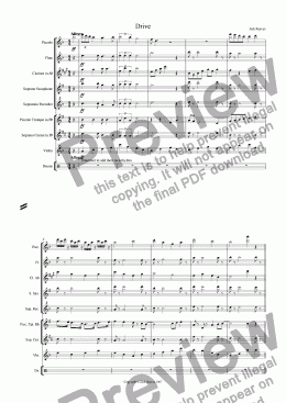 page one of Drive (High Pitched Instruments)