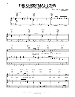 page one of The Christmas Song (Chestnuts Roasting On An Open Fire) (Piano, Vocal & Guitar Chords (Right-Hand Melody))