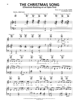 page one of The Christmas Song (Chestnuts Roasting On An Open Fire) (Piano, Vocal & Guitar Chords (Right-Hand Melody))