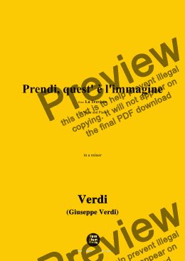 page one of Verdi-Prendi,quest' è l'immagine,Act 3 No.19,in a minor 