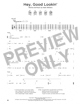 page one of Hey, Good Lookin' (Solo Guitar)