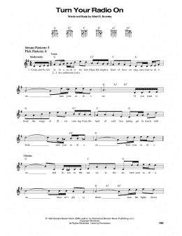 page one of Turn Your Radio On (Easy Guitar)