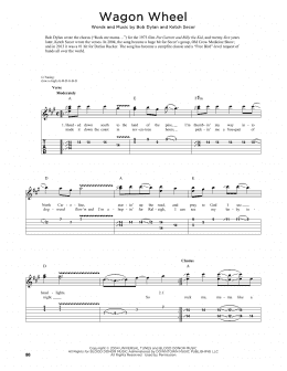 page one of Wagon Wheel (Guitar Tab)