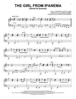 page one of The Girl From Ipanema (Garôta De Ipanema) (Piano Solo)