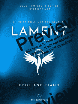 page one of Lament (Oboe & Piano)