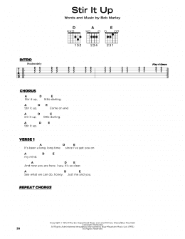 page one of Stir It Up (Really Easy Guitar)