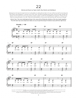 page one of 22 (Really Easy Piano)