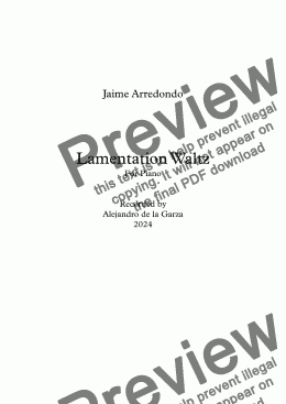 page one of Lamentation_Waltz