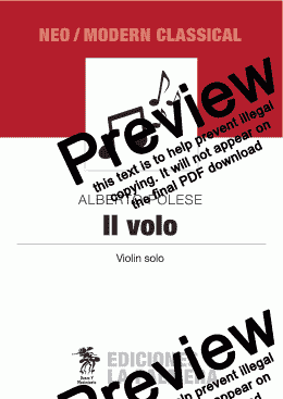 page one of Il volo