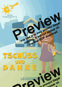 page one of Tschüss und Danke