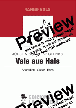 page one of Vals aus Hals