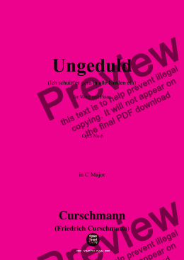 page one of Curschmann-Ungeduld,Op.3 No.6,in C Major 