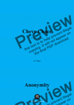 page one of Anonymous-Chevy Chace,in F Major 