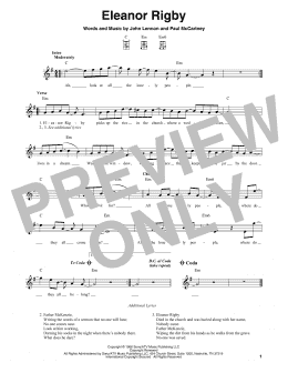 page one of Eleanor Rigby (Mandolin)