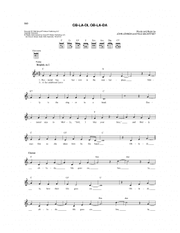 page one of Ob-La-Di, Ob-La-Da (Mandolin)