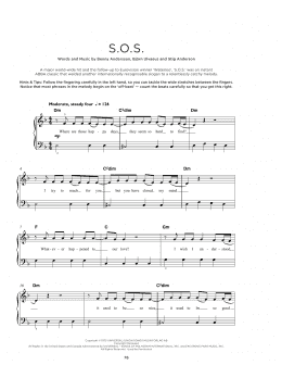 page one of SOS (Really Easy Piano)