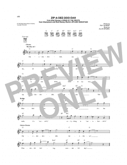 page one of Zip-A-Dee-Doo-Dah (from Song Of The South) (Mandolin)