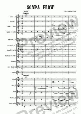 page one of Scapa Flow Op.18