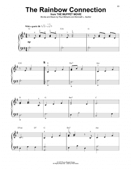 page one of The Rainbow Connection (Harp)