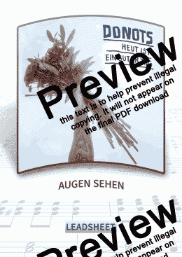 page one of Augen sehen