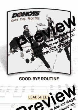 page one of Good-Bye Routine