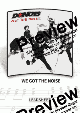 page one of We Got The Noise