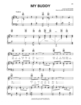 page one of My Buddy (Piano, Vocal & Guitar Chords (Right-Hand Melody))