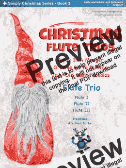 page one of Christmas Flute Trios Book 3