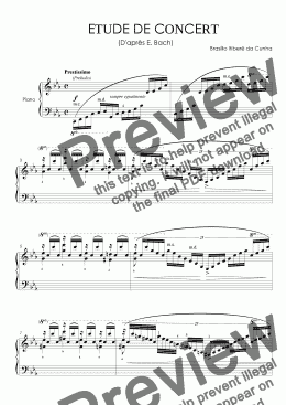 page one of ETUDE DE CONCERT