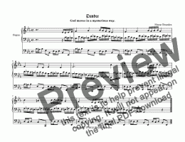 page one of Dundee - Chorale Prelude